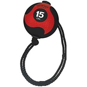 AEROMATS Power Rope Medicine Ball in Red