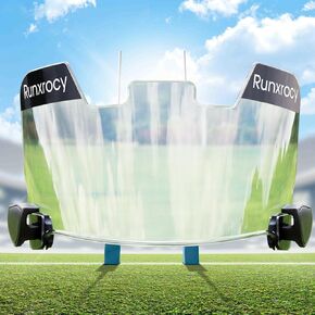 Football Visor Eye Shield Anti-fog UV Block Universal Fit Outdoor Sports Eye Protective Shield for Helmet with Visor Clips Scratch Resistance