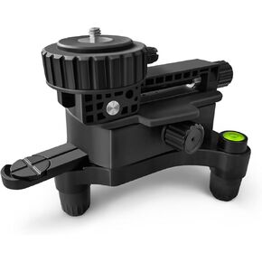 محول مستوى الليزر من تاكامين خارج المركز، مع مسطرة موضعية دوارة قابلة للسحب، قاعدة تدور 360 درجة وقابلة للتعديل بزوايا متعددة، مع خيوط 1/4 بوصة و5/8 بوصة، فقاعة مستوى مدمجة. in Kuwait