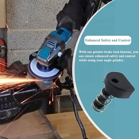 زاوية طاحونة الفرامل زر القفل الذاتي الذاتي قفل دبوس رئيس شل زر لماكيتا 9553NB زاوية طاحونة السلطة أداة الملحقات 5 مجموعة (9523NB 5 حزمة) in Kuwait