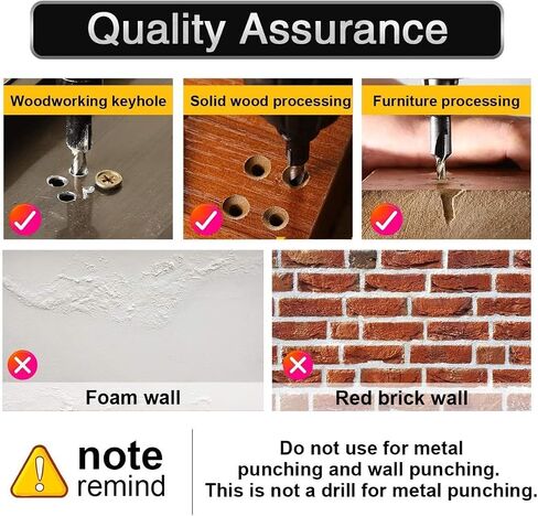 5PC Countersunk Drill Bit Set, Counter Sink Drill Bit for Wood,Hexagonal Shank Counterbore Drill,Suitable for Woodworking Keyhole,Solid Wood Processing and Furniture Processing in Saudi Arabia