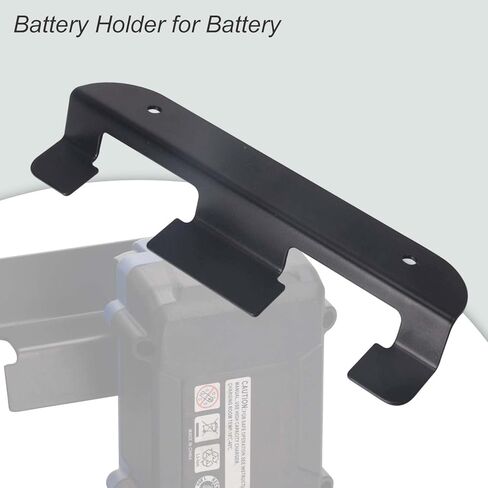 يعمل حامل البطارية لبطارية Kobalt 24V Max / حامل بطارية Kobalt لـ KB224-03 KB424-03 KB524-03 KB624-03 - لحامل بطارية Kobalt - حامل بطارية على الحائط (عبوتان) in Kuwait