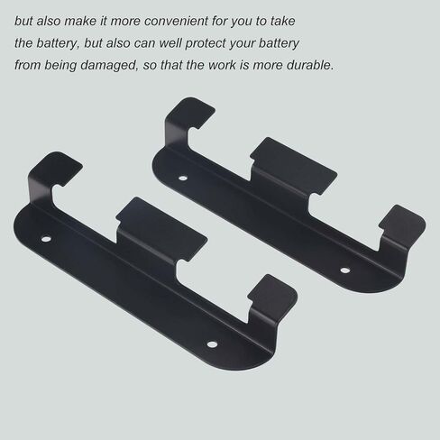 Battery Holder Work for Kobalt 24V Max Battery/Kobalt Battery Mount for KB224-03 KB424-03 KB524-03 KB624-03 - for Kobalt Battery Holder - Battery Holder Wall Mount (2 pack) in Saudi Arabia