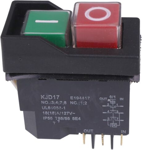 N603746 Magnetic Start/Stop On/Off Switch Table Saw Switch 115/120VAC Compatible with Dewalt DWE7485 DWE7491RS DWE7491RS in Saudi Arabia
