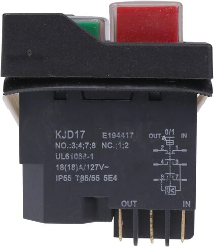 N603746 Magnetic Start/Stop On/Off Switch Table Saw Switch 115/120VAC Compatible with Dewalt DWE7485 DWE7491RS DWE7491RS in Saudi Arabia