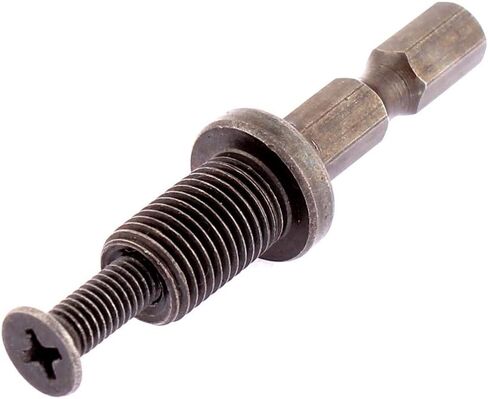 uxcell 1/4-inch Hex Shank 3/8 Inch Thread Drill Chuck Adapter w Lock Screw in Saudi Arabia