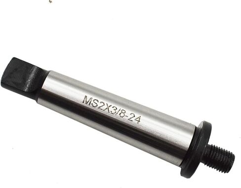 MT2 Adapter 2MT Shank To 3/8 Inch-24 Threaded Drill Chuck Arbor Accuracy Ground Threaded Drill Chuck Arbor Fit for Drill Milling Boring Lathes in Saudi Arabia