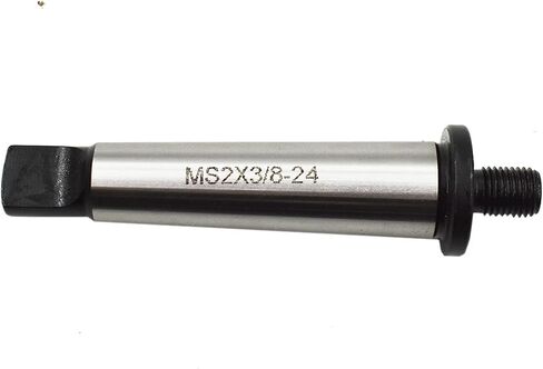 MT2 Adapter 2MT Shank To 3/8 Inch-24 Threaded Drill Chuck Arbor Accuracy Ground Threaded Drill Chuck Arbor Fit for Drill Milling Boring Lathes in Saudi Arabia
