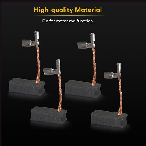 4 قطع من فرش الكربون A27343-4 لـ Dewalt DWP611 DWP611K، لـ Porter 450 450PK [أداء موثوق] [سهلة التركيب]، قطعة استبدال المحرك A27343 in Kuwait