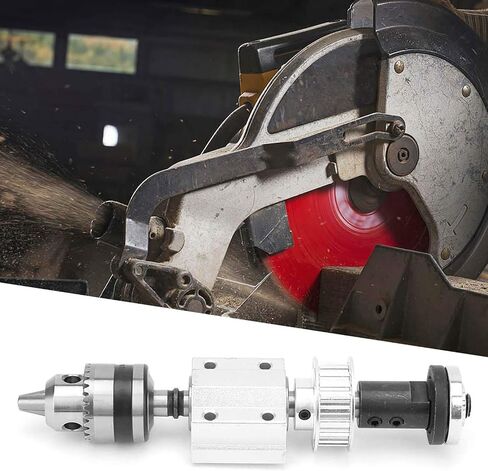 Morse Drill Chuck Connecting Rod Table Drill Unpowered Spindle Assembly B12 Drill Chuck M10 Shaft Sleeve DIY Woodworking Cutting Grinding Table in Saudi Arabia