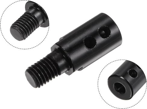 Angle Grinder Motor Shaft Coupler M10 12mm Sleeve Saw Blade Connecting Saw Chuck Adapter Arbor Mandrel Connector Rod with L Shape Wrench in Saudi Arabia