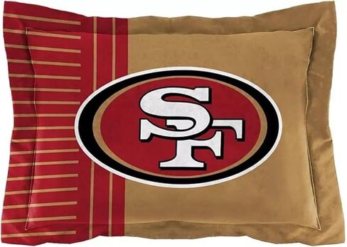 طقم لحاف وشام من Northwest NFL San Francisco 49ers، كامل/كوين، آمن، ألوان الفريق in Saudi Arabia