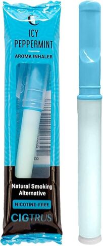 Natural Flavored Air Device - Inhaler | Fights Bad Habits & Oral Fixation Craving Relief |Tobacco-Free, Nicotine-Free, & Non-Electric | ICY Peppermint - 1 Pieces in Saudi Arabia