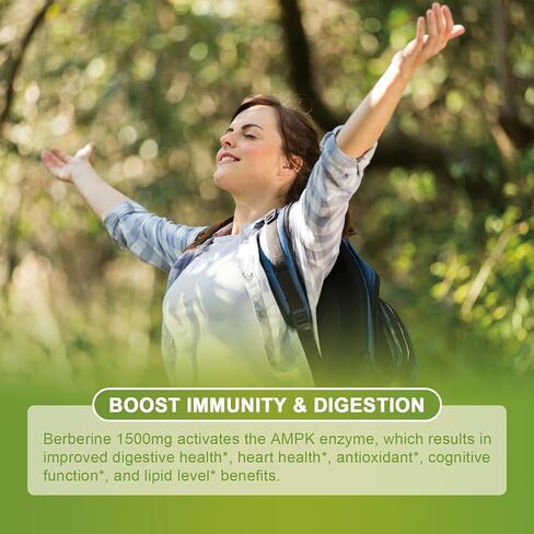 2 Pack Premium Berberine Supplement -1500mg Berberine Liquid Drops for Immune, Digestion System & Gastrointestinal Care - Pure Berberine with Ceylon Cinnamon,Milk Thistle,Artichoke - 4 Fl Oz in Kuwait