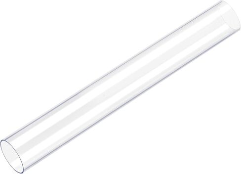 uxcell Rigid Round Clear Tubing 37.6mm(1.48'') ID x 40mm(1.57'') OD x 1.64Ft Length Plastic Tube in Saudi Arabia