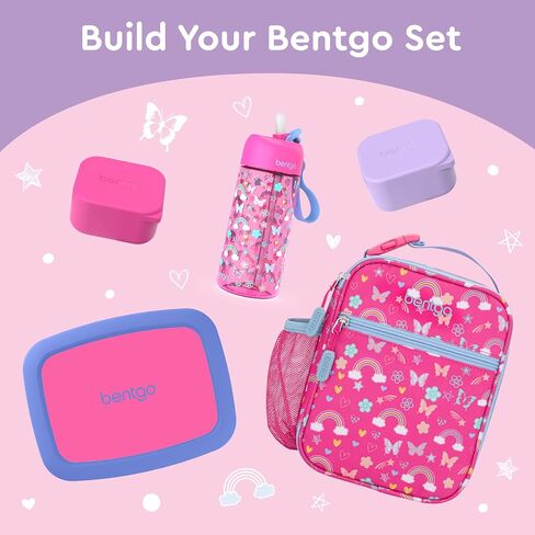مجموعة حاويات سيليكون من Bentgo® Sidekicks مكونة من قطعتين - أكواب صلصة غمس للتوابل والوجبات الخفيفة الصغيرة، قابلة لإعادة الاستخدام، متينة، ومضادة للتسرب، حاوية لتتبيل السلطة - 2.6 أونصة (رمادي وأكوا) in Saudi Arabia