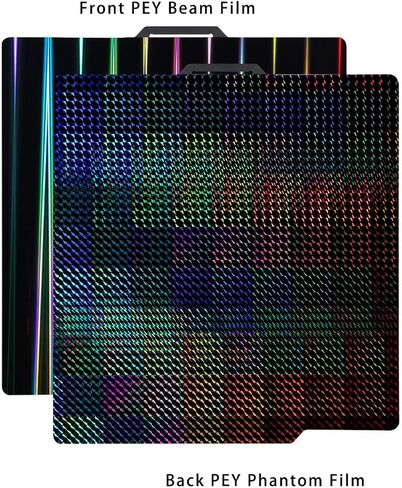 for Bambu Lab A1/X1C/X1/X1E/P1P/P1S 3D Printers, 3D Printers 257x257mm Spring Steel Plate (PEI Frosted + PEI Smooth) in Saudi Arabia