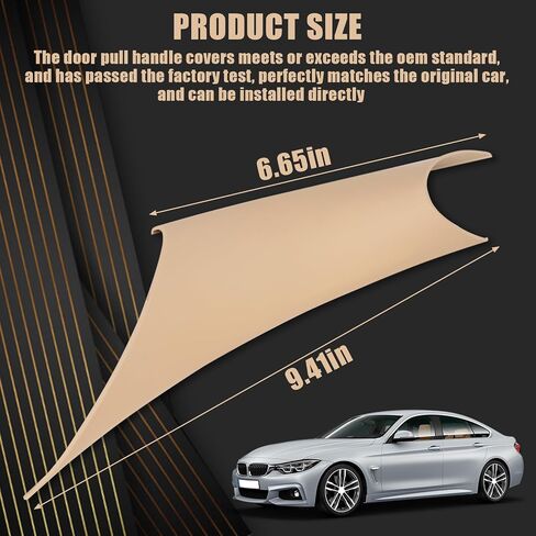غطاء مقبض سحب داخلي أمامي وداخلي مناسب لسيارات BMW 320,328,330,335,M3 F30/F31/F34/F80 3 Series 2012-2018 و418,420,428,430,435,M4 F32/F33/F36/F82/F83 4 Series 2014-2017 in Saudi Arabia