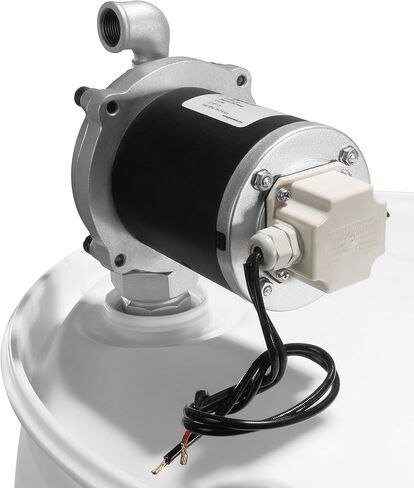 Groz 115V AC Heavy Duty High Flow Electric Oil Drum Transfer Pump with Drum Level Indicator | Self Priming | 8 GPM Flow Rate | Built-in 2-inch Bung Adaptor | 55 Gallon Drum Pump in Saudi Arabia