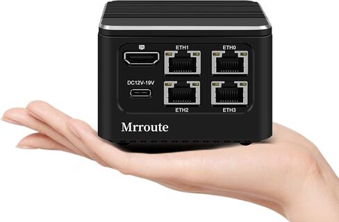 Mini PC Barebone, MR-M1 PLUS Onboard 8GB RAM NO SSD Mini Desktop Computer Intel i3-N305 Processor,8 Core 8 Thread Micro Computer 4K,4 * 2.5G Gigabit Ethernet Ports,HTPC in Kuwait