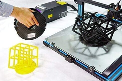 لوحة بناء زجاجية مطورة لسرير زجاجي للطابعة ثلاثية الأبعاد لـ Creality CR-10 CR-10S سطح طباعة مسطح استبدال الزجاج المقسى منصة طابعة ثلاثية الأبعاد مطورة 310 × 310 × 3 مم مع 4 مشابك زجاجية in Kuwait