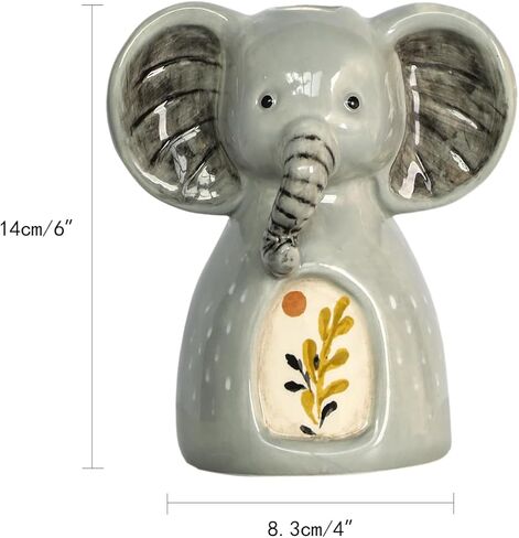 زجاجات ناشرة أعواد القصب الخزفية الفارغة: 10.14 أونصة/300 مل، أوعية ناشرة للزيوت العطرية قابلة لإعادة الملء، إكسسوارات العطور، مجموعات ناشرة أعواد بديلة يمكنك صنعها بنفسك، حرف مزهرية زهرية بنمط أسد رائع in Kuwait