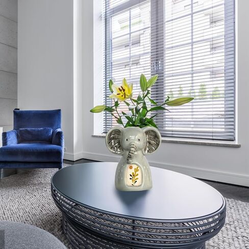 زجاجات ناشرة أعواد القصب الخزفية الفارغة: 10.14 أونصة/300 مل، أوعية ناشرة للزيوت العطرية قابلة لإعادة الملء، إكسسوارات العطور، مجموعات ناشرة أعواد بديلة يمكنك صنعها بنفسك، حرف مزهرية زهرية بنمط أسد رائع in Kuwait