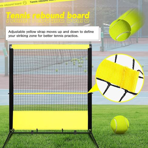 Tennis Rebounder Net 6 x 6.7ft Baseball Practice Rebounder Net Lacrosse Rebounder Softball Rebound Wall Lacrosse Rebounder Ideal for Tennis, Baseballs, Softballs, Lacrosse, Hockey in Saudi Arabia