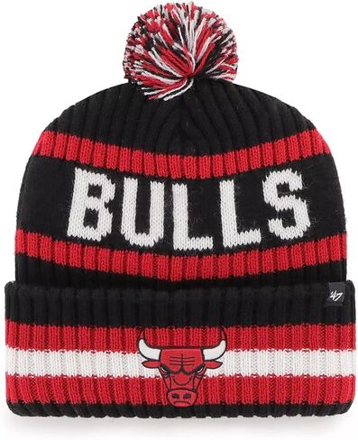 47 NBA Bering Cuffed Knit Pom Beanie Hat, Adult in Saudi Arabia