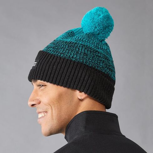 Mercedes AMG Petronas F1 Gradient Bobble Beanie - Black - One Size Fits Most in Saudi Arabia