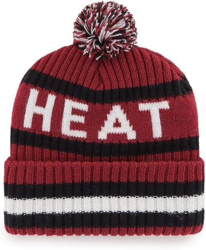 47 NBA Bering Cuffed Knit Pom Beanie Hat, Adult in Saudi Arabia