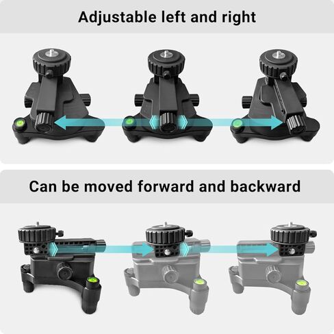 محول مستوى الليزر من تاكامين خارج المركز، مع مسطرة موضعية دوارة قابلة للسحب، قاعدة تدور 360 درجة وقابلة للتعديل بزوايا متعددة، مع خيوط 1/4 بوصة و5/8 بوصة، فقاعة مستوى مدمجة. in Kuwait
