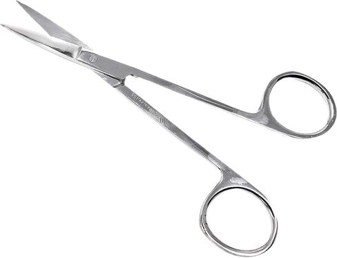 مقص Cynamed Iris Micro Dissecting Precision Lab، ذو نقطة دقيقة مستقيمة - مثالي للأطباء والممرضات وEMS والطلاب والتعليم والتدريب والمزيد (عبوة من 10) in Kuwait