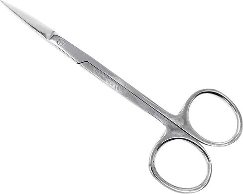 مقص Cynamed Iris Micro Dissecting Precision Lab، ذو نقطة دقيقة مستقيمة - مثالي للأطباء والممرضات وEMS والطلاب والتعليم والتدريب والمزيد (عبوة من 10) in Kuwait