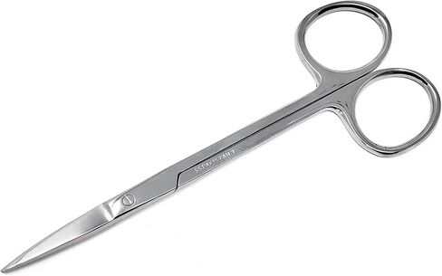 مقص Cynamed Iris Micro Dissecting Precision Lab، ذو نقطة دقيقة مستقيمة - مثالي للأطباء والممرضات وEMS والطلاب والتعليم والتدريب والمزيد (عبوة من 10) in Kuwait