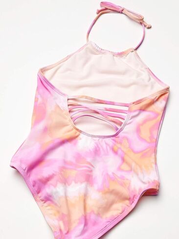 Hobie Girls High Neck Halter One Piece Swimsuit in Saudi Arabia