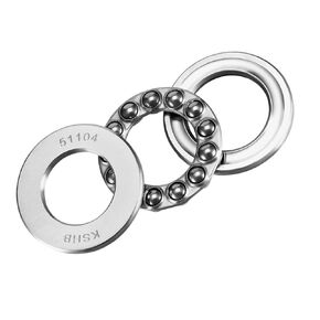 2pcs 51204 Thrust Ball Bearing - [20mm x 40mm x 14mm] Chrome Steel Miniature Thrust Bearing with Washer for Machine Tool Use