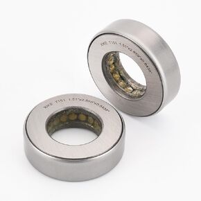 XiKe 2Pcs T151 Thrust Ball Bearings, 1.51" ID x 2.859" OD x 0.8438" Wide, for a Variety of Drivelines and Rotating Equipment