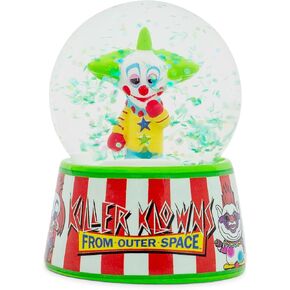 Killer Klowns from Outer Space Shorty Mini Snow Globe with Swirling Glitter Display | Horror Movie Collectible Keepsake | 3 Inches Tall