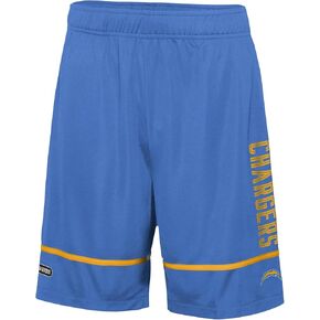 Outerstuff NFL Men's Rusher Performance Lightweight Shorts with Team Name and Logo