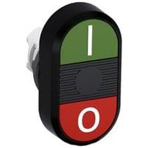 ABB MPD2-11B Double Pushbutton Operator, 22 mm, Momentary, Flush/Flush Operator