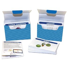 NewPath Learning Life Science Vocabulary Builder Flash Card Set, Middle School