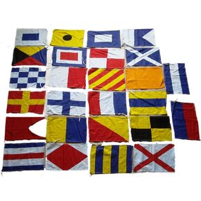 أعلام الإشارة البحرية الدولية - مجموعة كاملة - بحري/بحري/قارب/يخت/حفلة الشاطئ in Kuwait