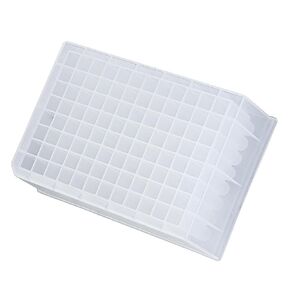 96 Deep Well Plate - Non-Sterile 2.2 mL V-Bottom Square Well, Deep Well Plate Made of Polypropylene, Pack of 5 Deep Well Plate