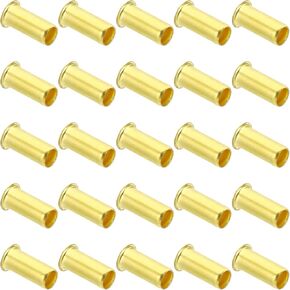 PATIKIL Brass Compression Insert for 5/16" Inch OD Tube, 40 Pack Insert Tube Support Compression Fitting Assortment Kit for Water Oil Air Pipe
