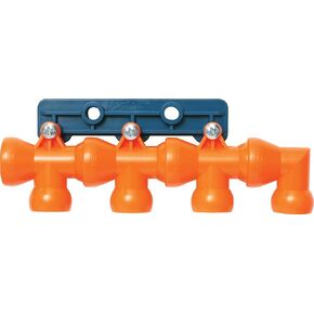 Loc-Line Coolant Hose Component, Acetal Copolymer, 8 Piece Modular Manifold Kit, 1/2" Hose ID