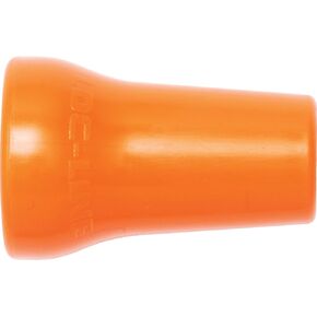 Loc-Line Coolant Hose Component, Orange Acetal Copolymer, Round Nozzle, 1/2" Diameter, 1/2" Hose ID (Pack of 4)