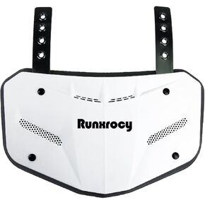 Football Backplate Rear Protective Pads Back Plate for Football Player Adult Backplate for Football White Color