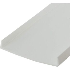 Outwater Plastics White 2'' Styrene Plastic U-Channel/C-Channel 36 Inch Lengths (Pack of 4)