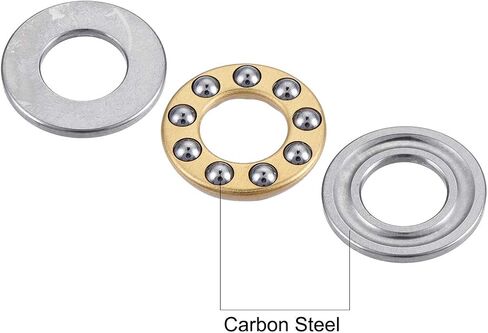 uxcell F8-16M Thrust Ball Bearings 8mm x 16mm x 5mm Chrome Steel Single Direction in Saudi Arabia
